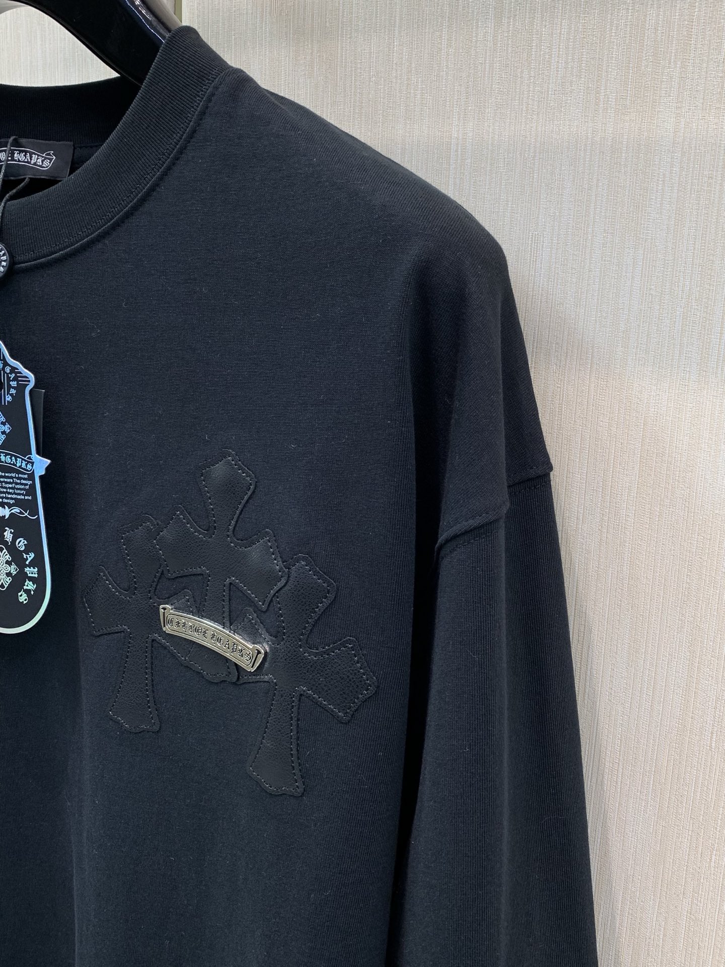 ，Chrome Hearts 克罗心，2026早秋新品，专柜同步有售，原单狠货，时尚休闲圆领长袖T恤，采用进口原版面料，