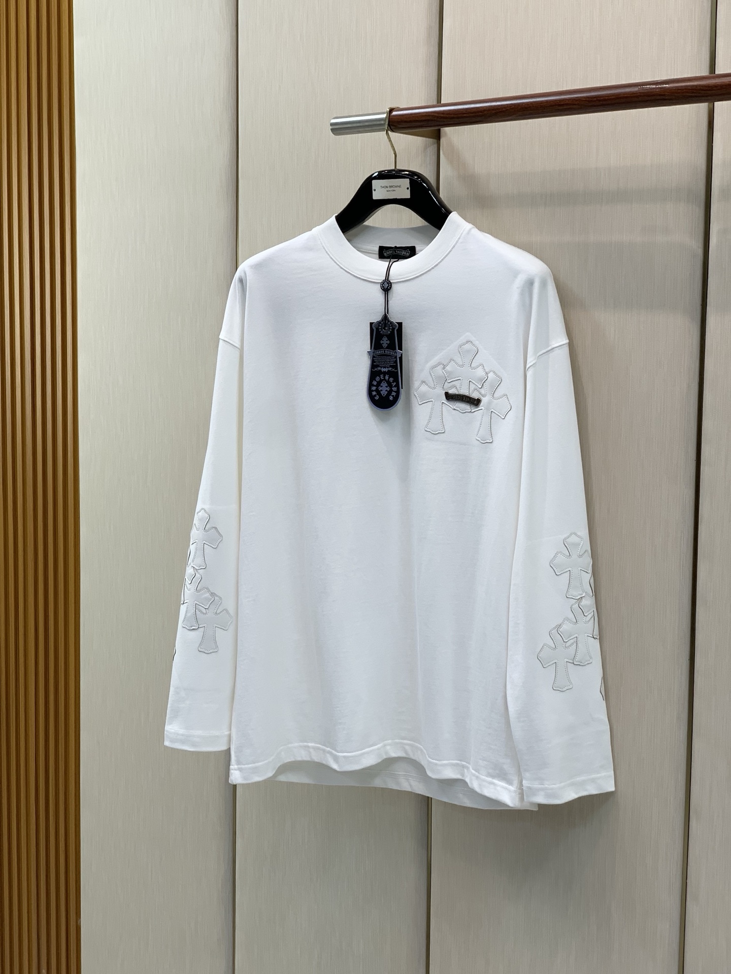 ，Chrome Hearts 克罗心，2026早秋新品，专柜同步有售，原单狠货，时尚休闲圆领长袖T恤，采用进口原版面料，