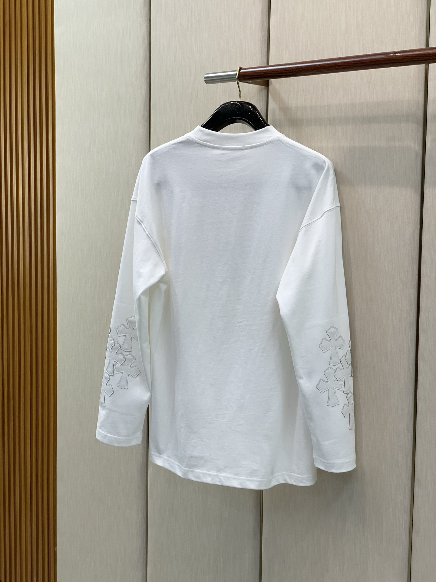 ，Chrome Hearts 克罗心，2026早秋新品，专柜同步有售，原单狠货，时尚休闲圆领长袖T恤，采用进口原版面料，
