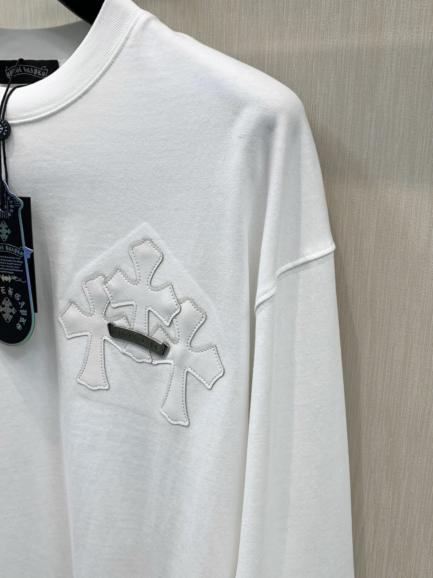 ，Chrome Hearts 克罗心，2026早秋新品，专柜同步有售，原单狠货，时尚休闲圆领长袖T恤，采用进口原版面料，