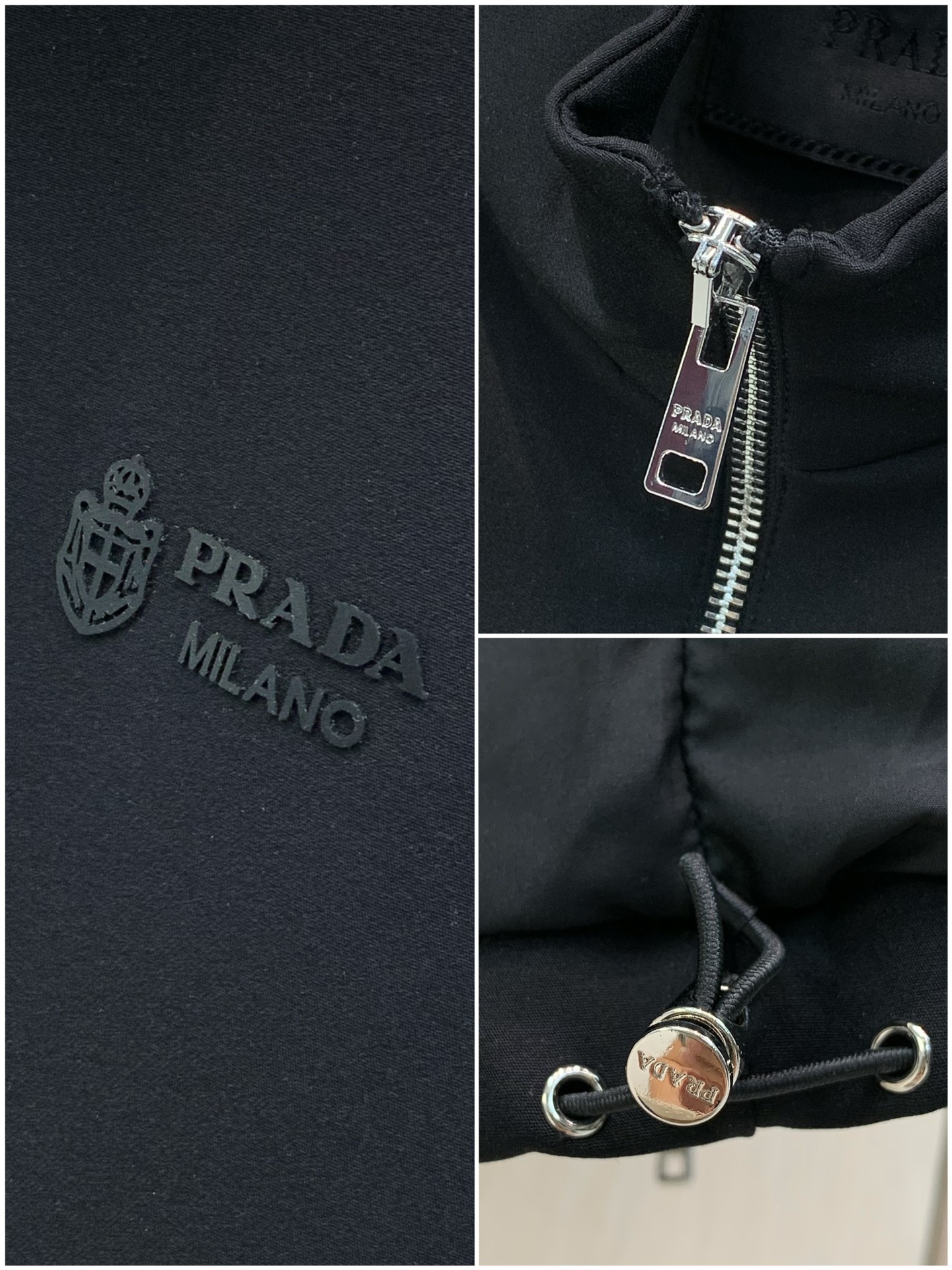 ，PRADA 普拉达，2026秋季最新品，专柜同步有售，时尚休闲立领马甲，进口原版面料，做工极为复杂，唯一可以做代购级别