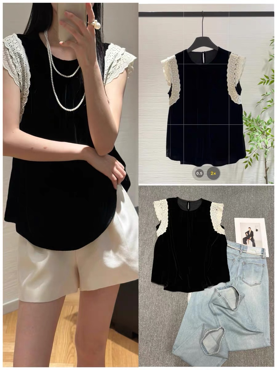 High-End Women’s Dress with Velvet Fabric, Packaged Fragrances, and No Sleeves - 图片 3