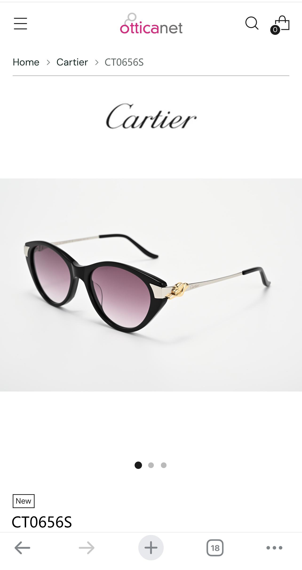 Cartie*MOD：CT0656Size：54口15-135