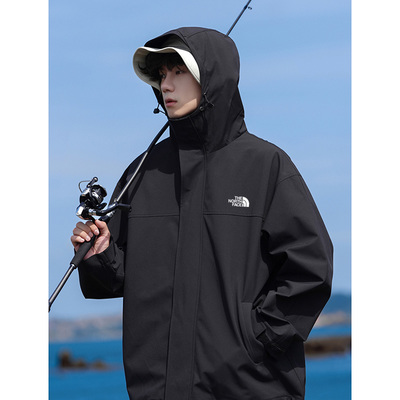 Highest Product Quality The North Face Clothing Coats & Jackets ArmyGreen Black Green Grey Khaki Light Gray Printing Unisex Spring Collection Fashion Hooded Top