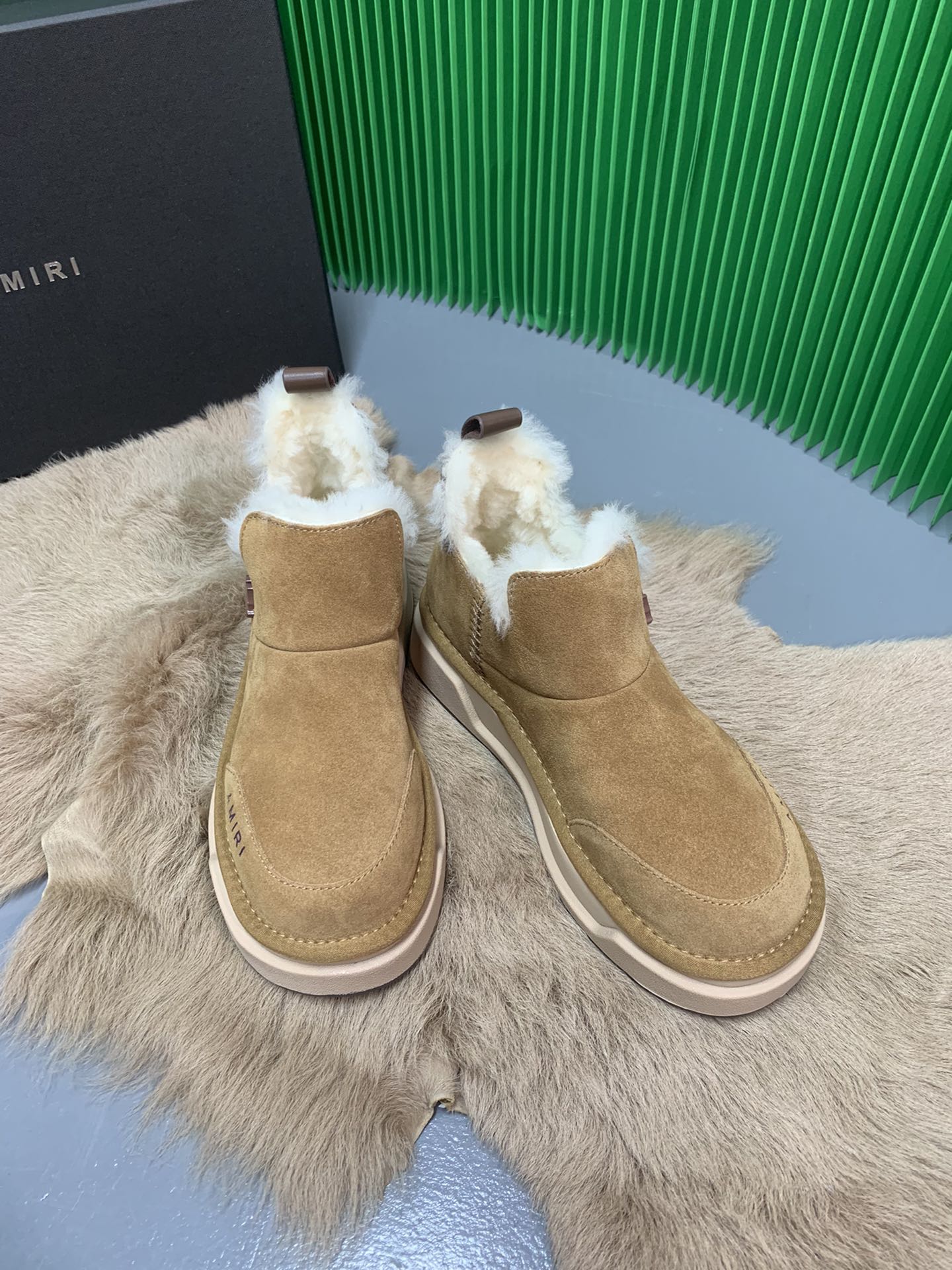 New Amiri Snow Boots with Wool, High Silk Fashion, Real Wool Inside. - 图片 6
