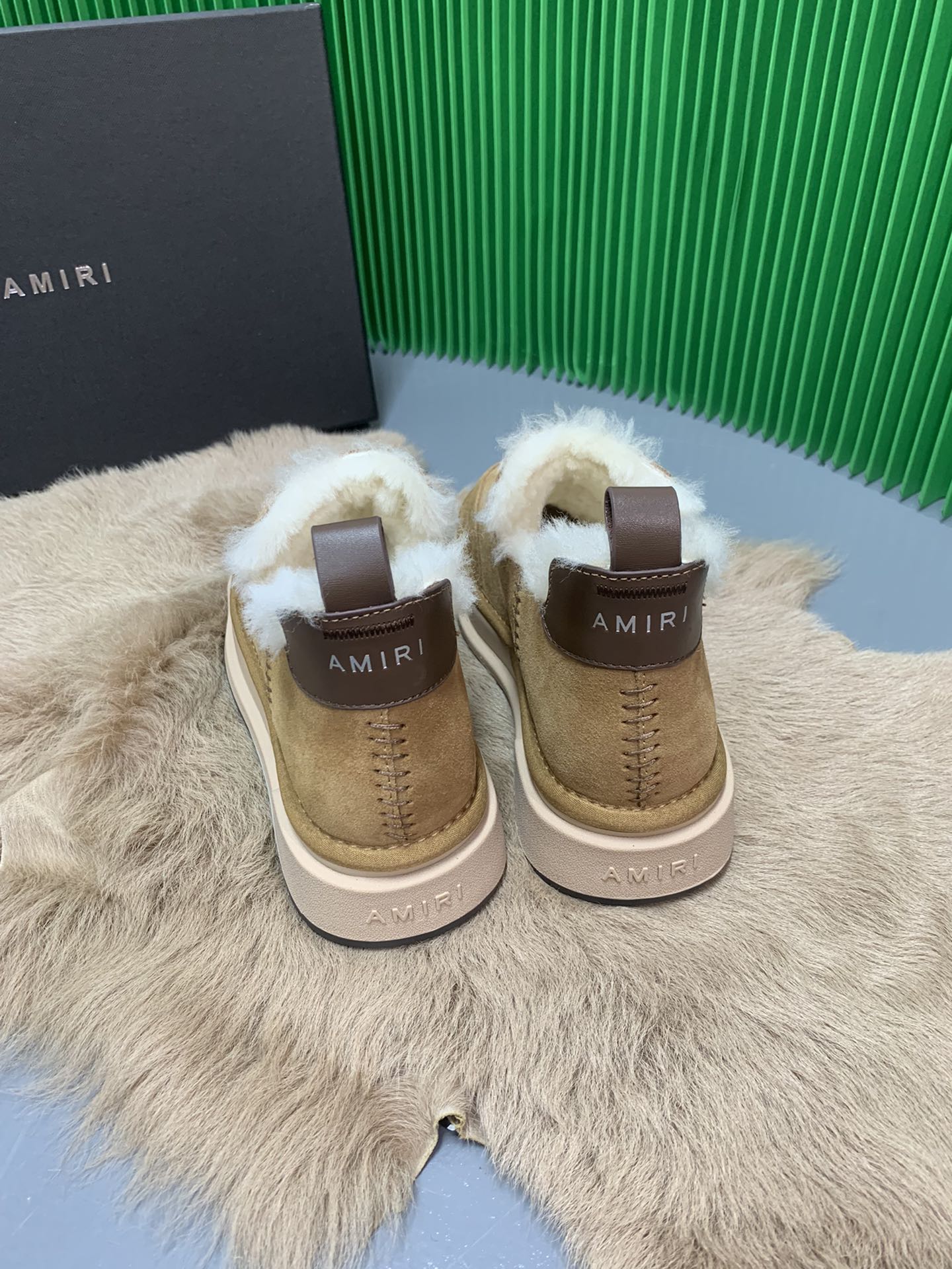 New Amiri Snow Boots with Wool, High Silk Fashion, Real Wool Inside. - 图片 7