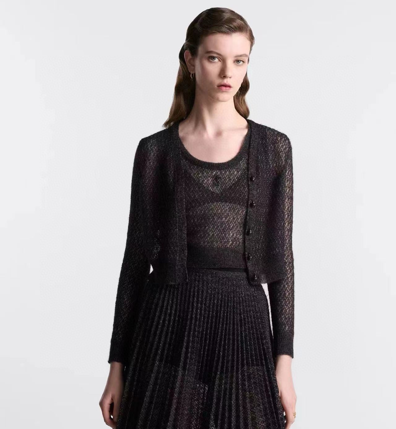 Dior Clothing Tank Tops&Camis Same as Original
 Embroidery Knitting Fall Collection