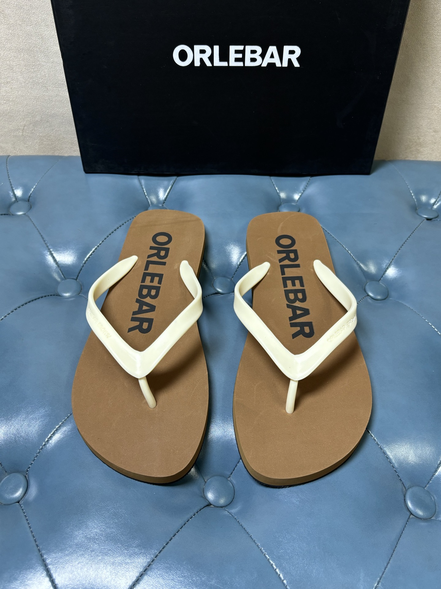 NO:885919,ORLEBAR flip-flops 38-45 solid,19860909ORLEBAR人字拖 38-45 实,,Men's shoes
