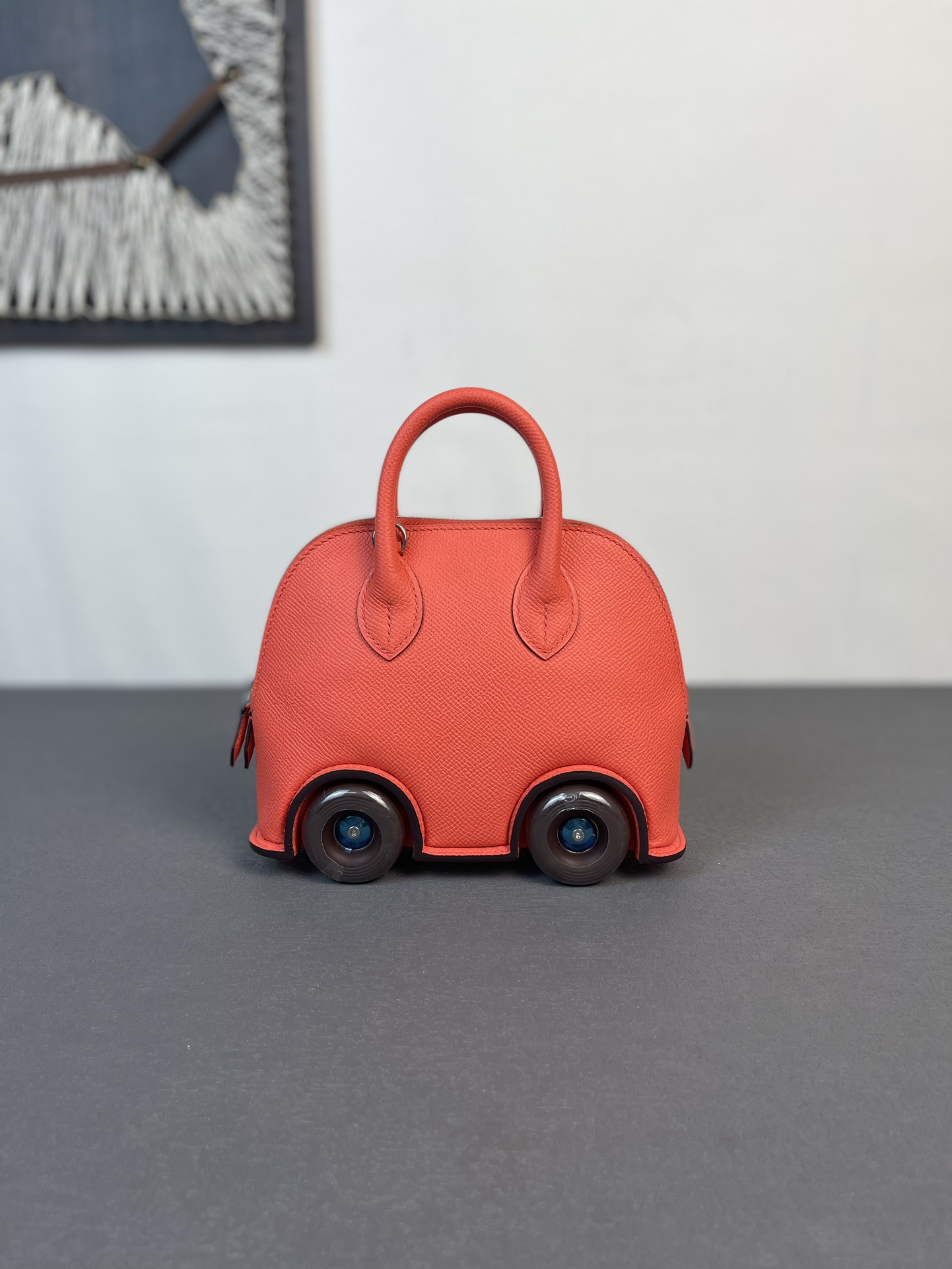Hermès Hermes Hermes rare handmade new goods, limited edition, wheel bag, Texas pink epsom leather