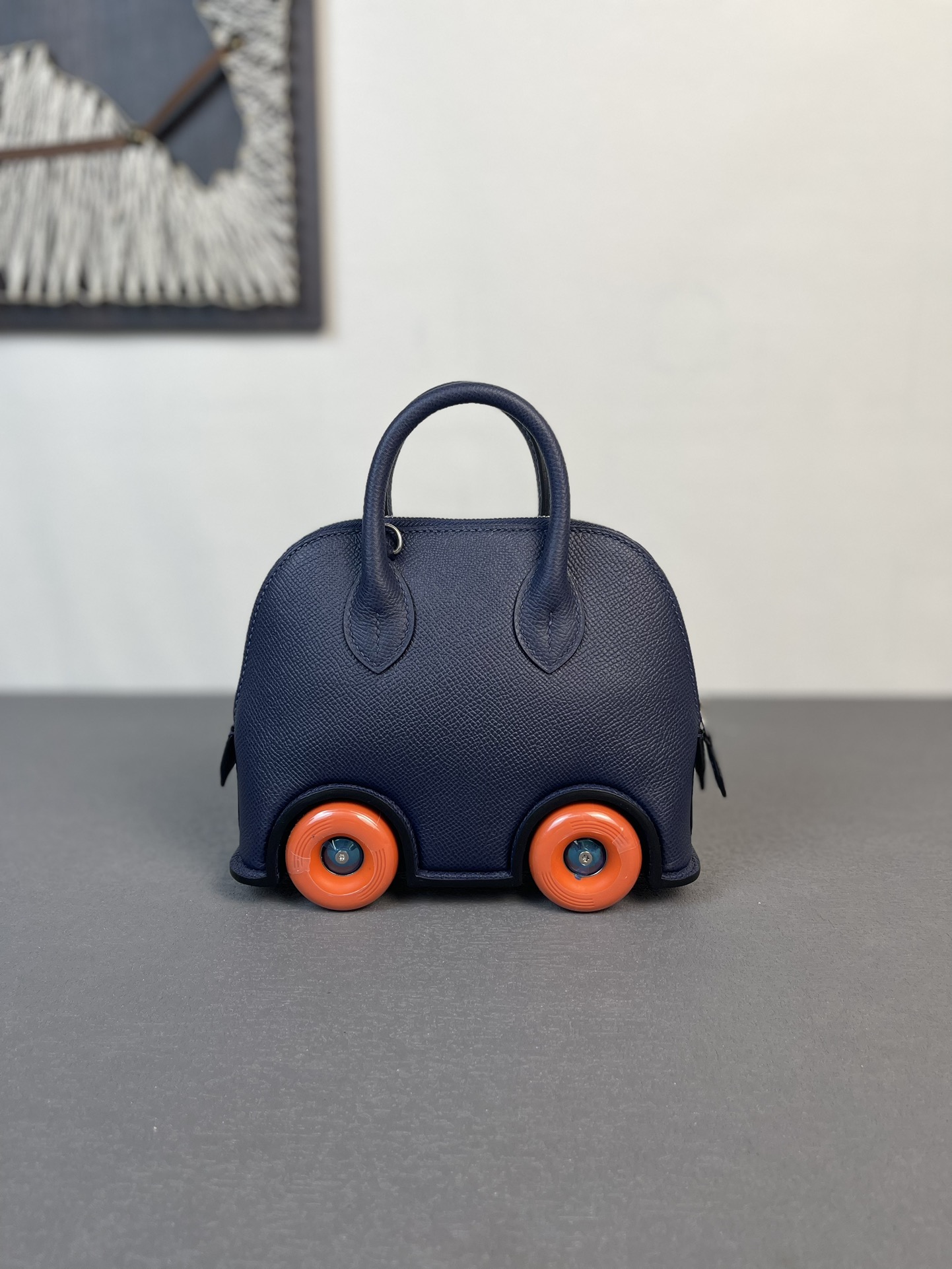 Hermès Hermes Hermes rare handmade new goods, limited edition, wheel bag, sapphire blue, epsom leather