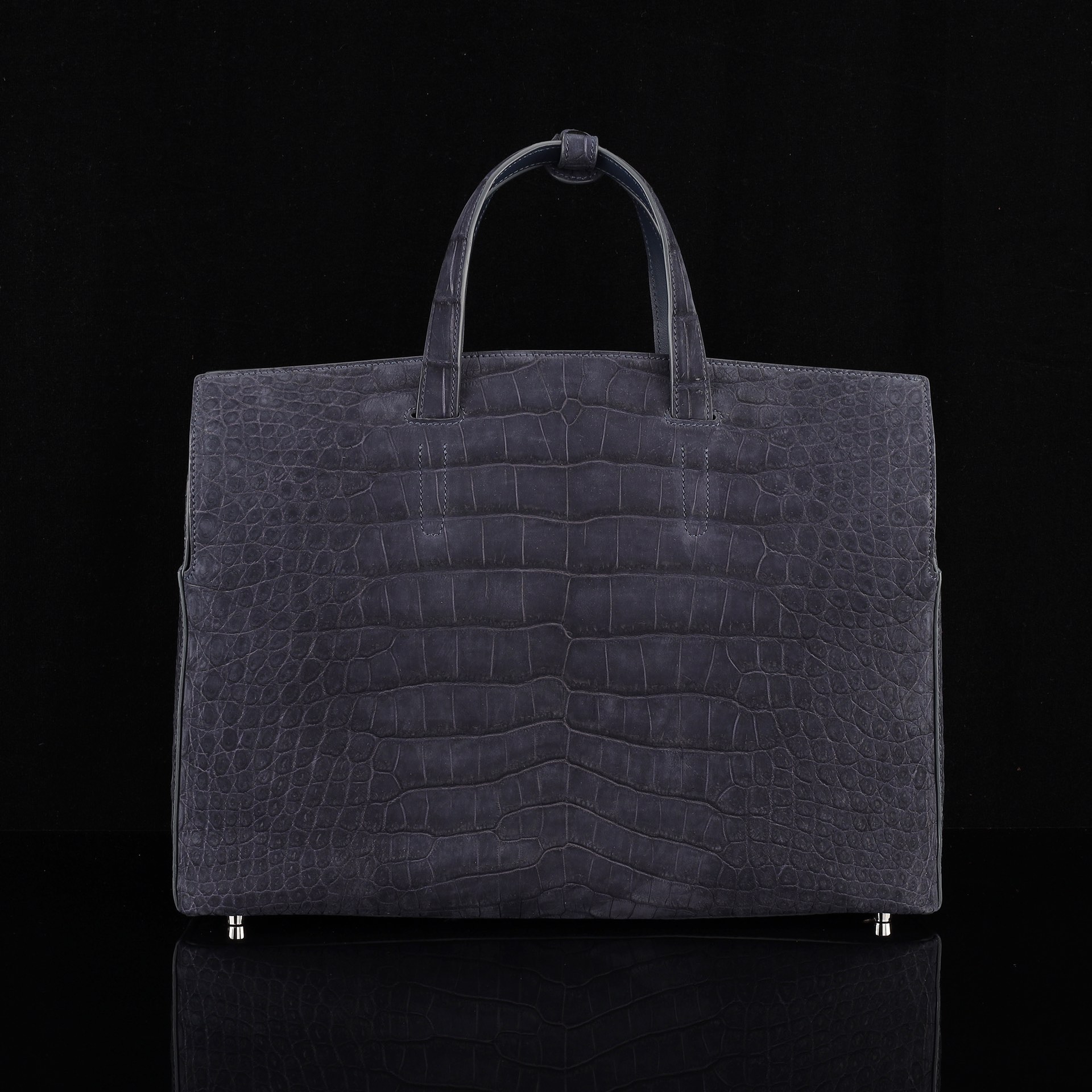 实拍图📸 国产 磨砂鳄鱼肚皮🐊🐊公文包💼⚠️内里配头层牛皮】凯莉男款 尺寸 40*30*10