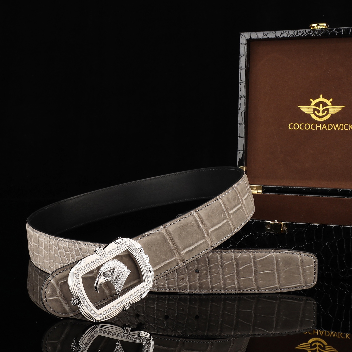 水染尼罗磨砂皮🙏A级🙏奢华高贵🎉上档次🎉鳄鱼肚皮出货🎉[胜利]转图大卖[闪电][玫瑰][闪电][玫瑰]搭配史蒂芬鹰头钢扣🌹宽度:3.8cm⚡🌹长度100-125cm  P1480