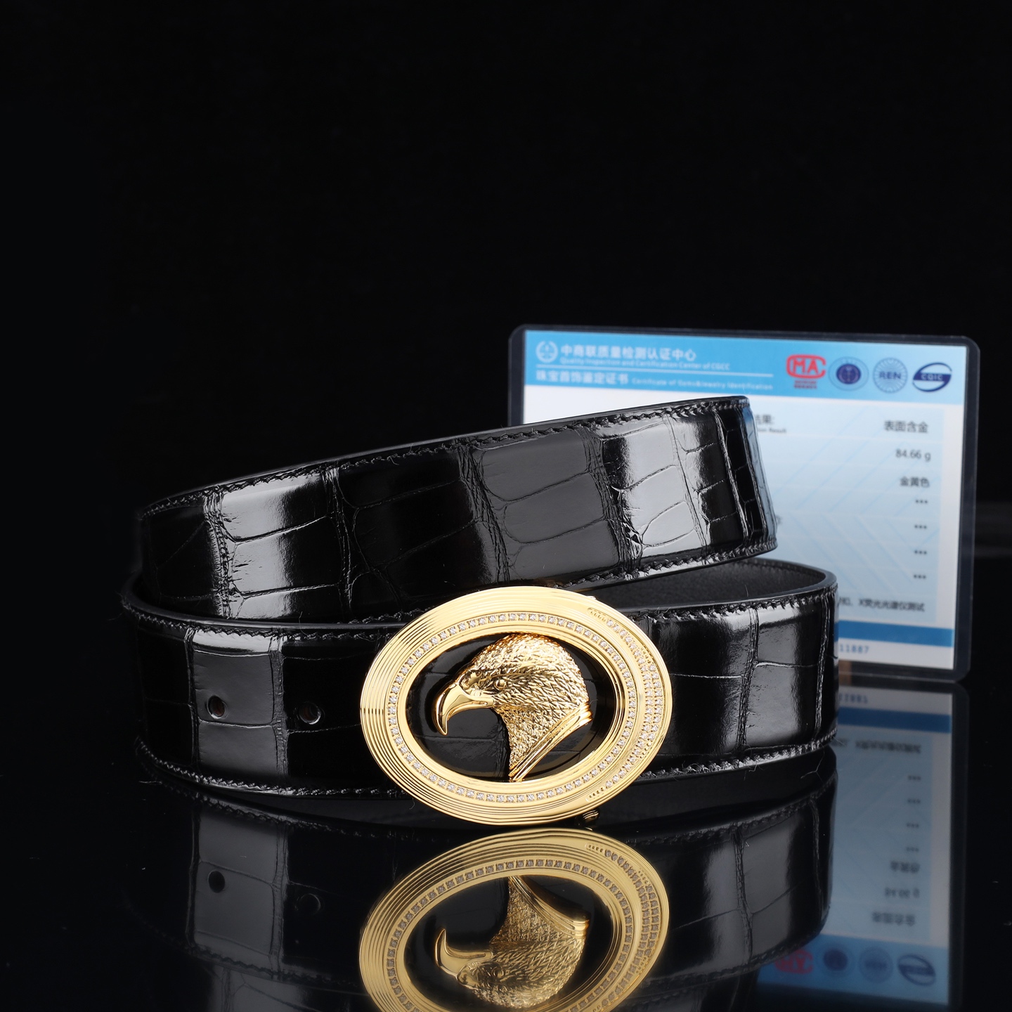 豪华系列[闪电][玫瑰]采用新加坡进口美洲高光鳄鱼肚皮[闪电][玫瑰]搭配24K史蒂芬扣😁宽度:3.8CM长度100-125cm  💰002300