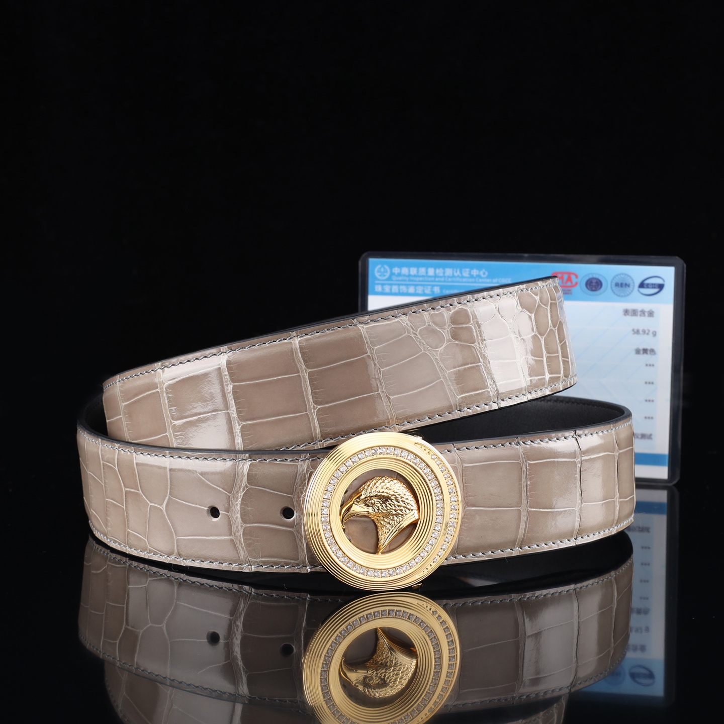 豪华系列[闪电][玫瑰]采用新加坡进口美洲高光鳄鱼肚皮[闪电][玫瑰]搭配24K史蒂芬扣😁宽度:3.8CM长度100-125cm  💰002300