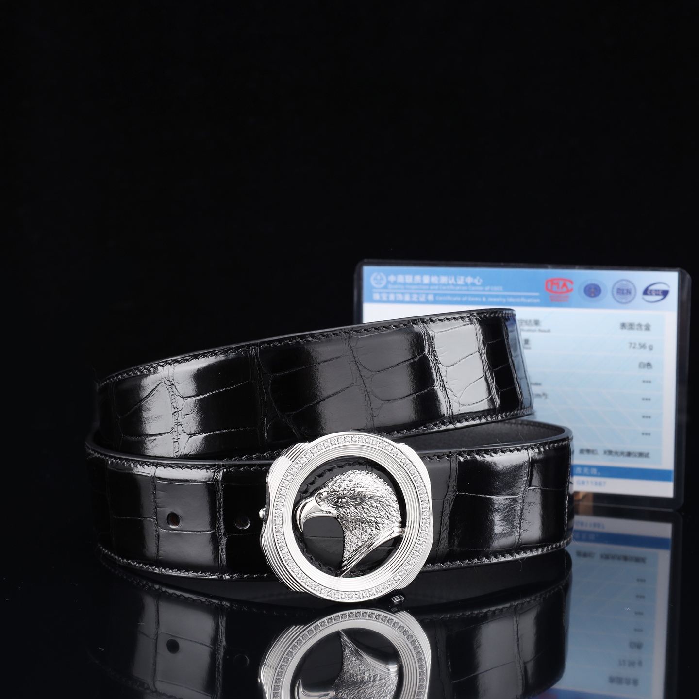 豪华系列[闪电][玫瑰]采用新加坡进口美洲高光鳄鱼肚皮[闪电][玫瑰]搭配24K史蒂芬扣😁宽度:3.8CM长度100-125cm  💰002300