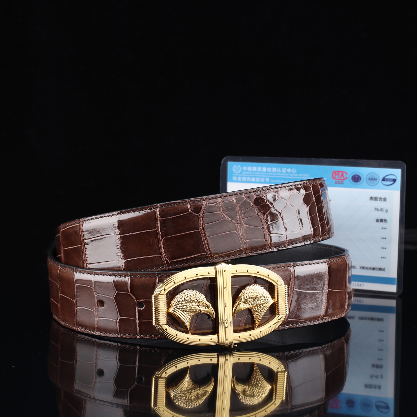 豪华系列[闪电][玫瑰]采用新加坡进口美洲高光鳄鱼肚皮[闪电][玫瑰]搭配24K史蒂芬扣😁宽度:3.8CM长度100-125cm  💰002300