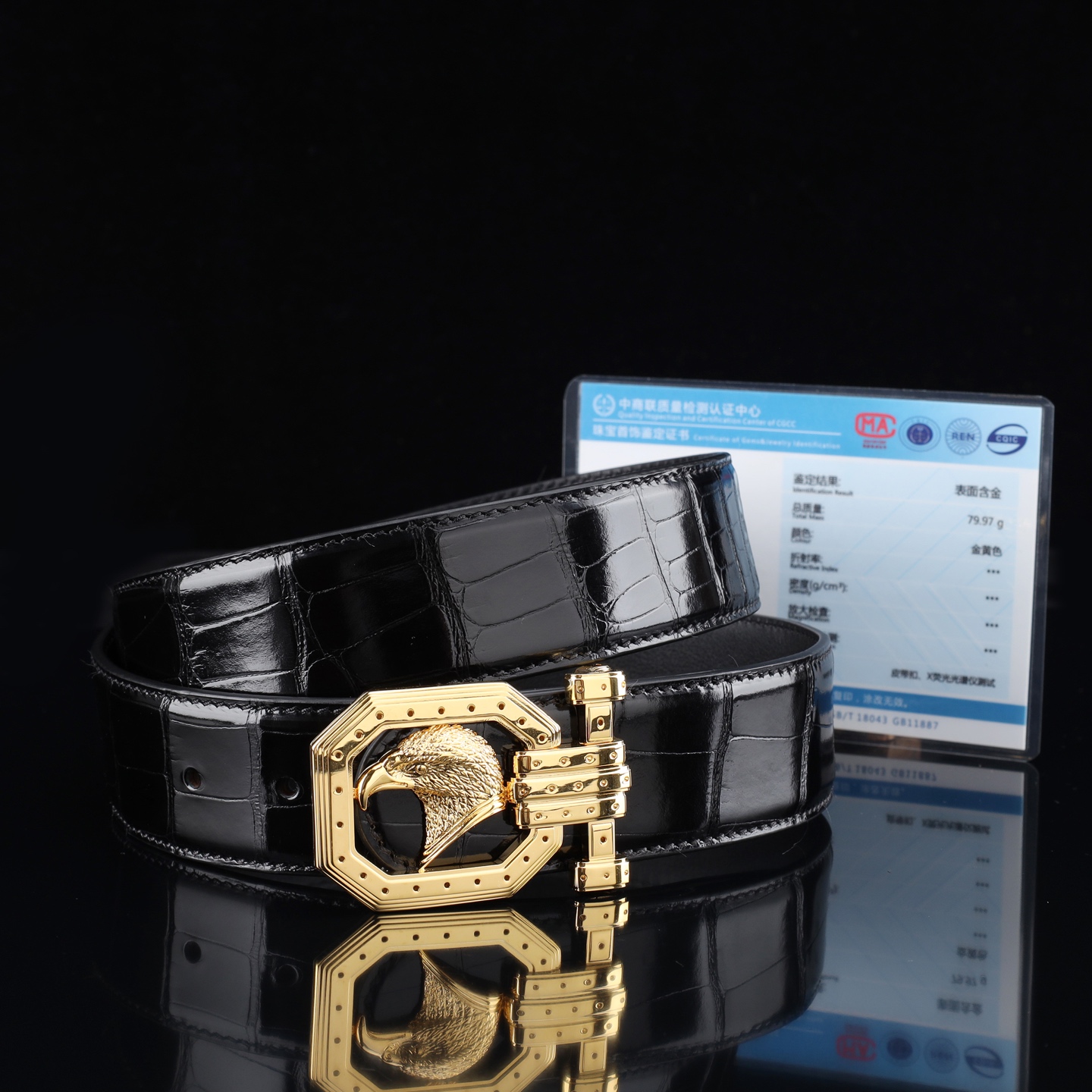 豪华系列[闪电][玫瑰]采用新加坡进口美洲高光鳄鱼肚皮[闪电][玫瑰]搭配24K史蒂芬扣😁宽度:3.8CM长度100-125cm  💰002300