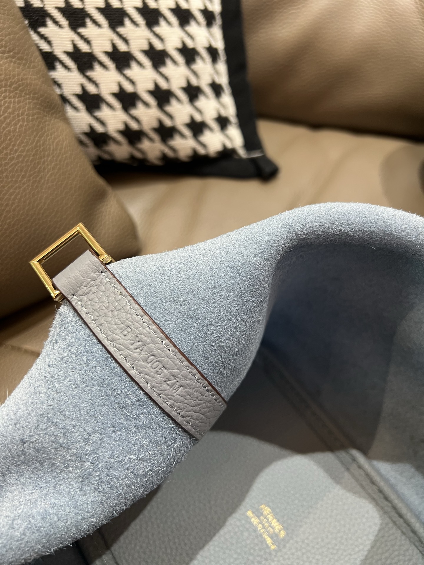 菜蓝子 TC牛皮 防犯機能付き 厚型18cm