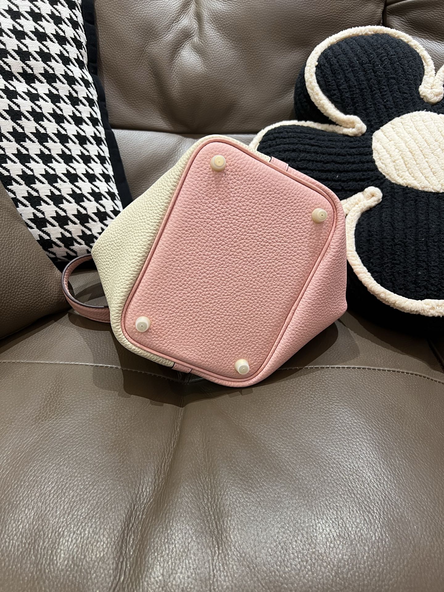 菜蓝子 TC牛皮製 防伪線付き 立体デザインバッグ