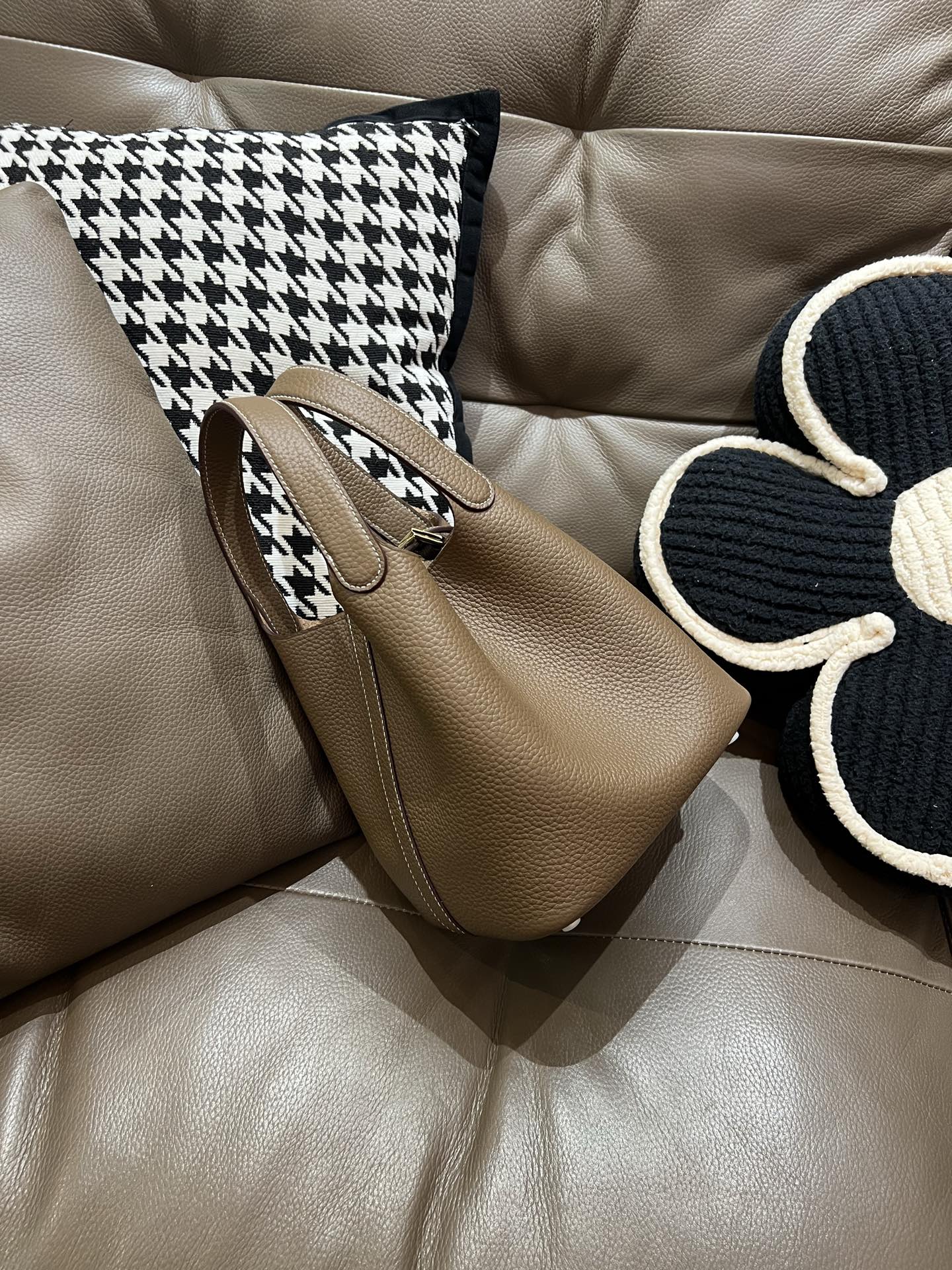 菜蓝子全新アップグレード TC牛皮製の防伪ライン付き工匠内コード