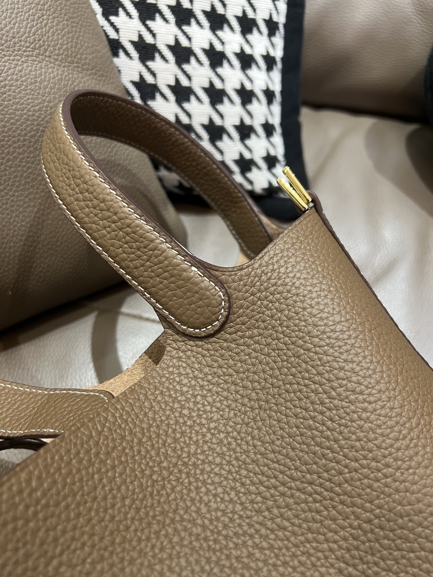 菜蓝子全新アップグレード TC牛皮製の防伪ライン付き工匠内コード