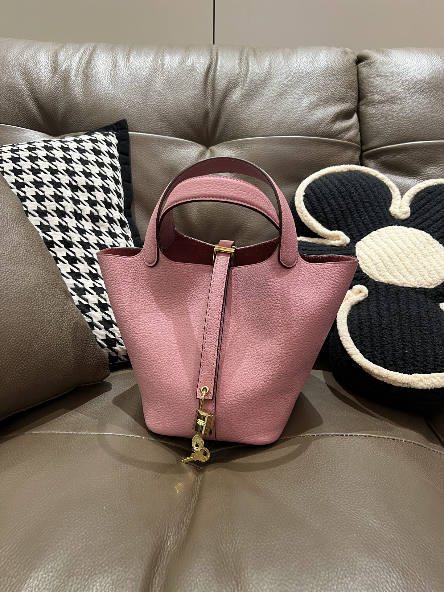 菜蓝子 TC牛皮防伪工匠内コード付き立体型18cm