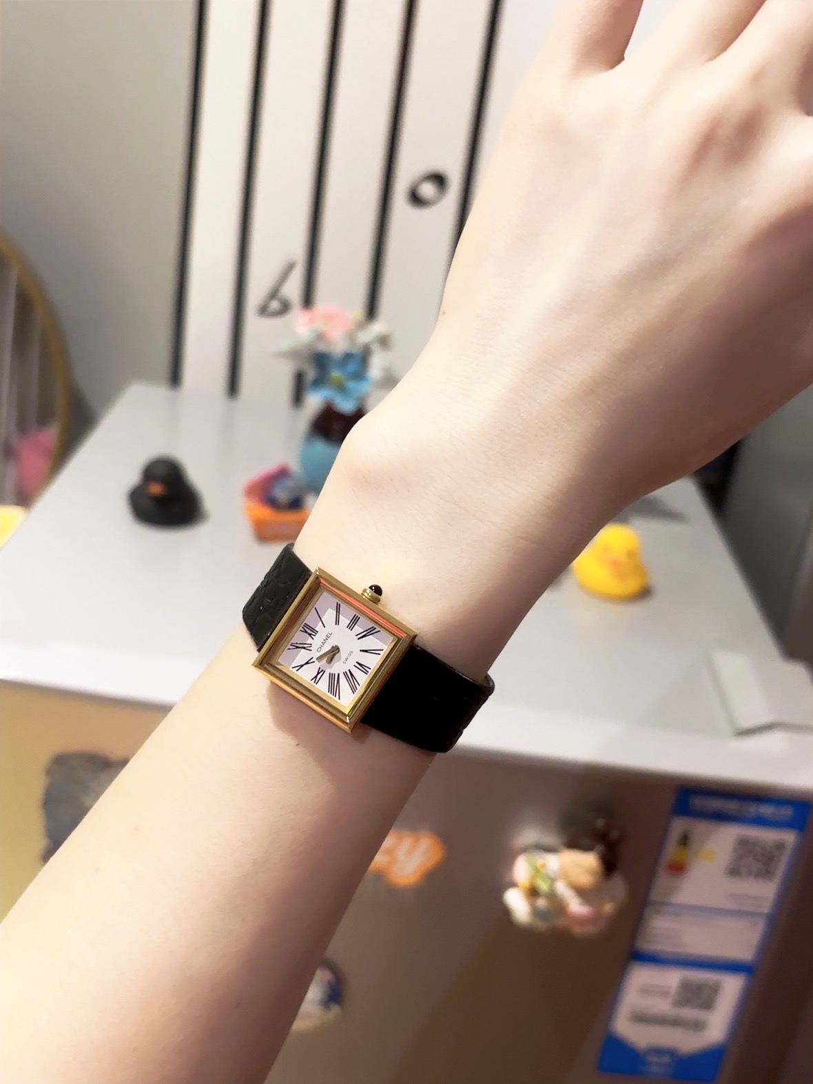 NO:389614,Chanel beautiful and beautiful effect, key is not to match, chanel19860909香奈儿 美美的上手效果,关键不撞款,,chanel,Watch