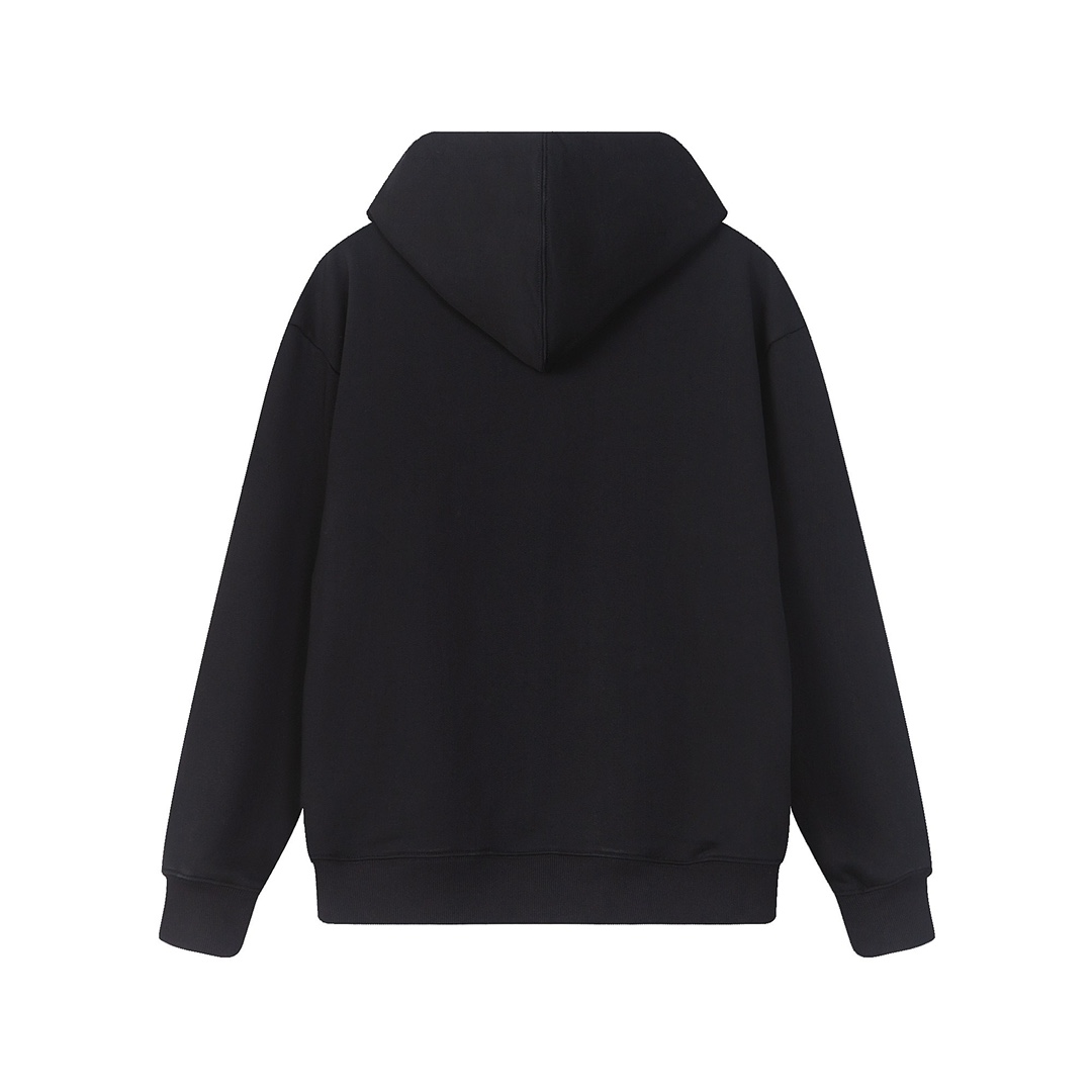 High-End Custom Loewe Home Embroidery Thongs: Top Quality, Oversize, Unisex, Black - 图片 3