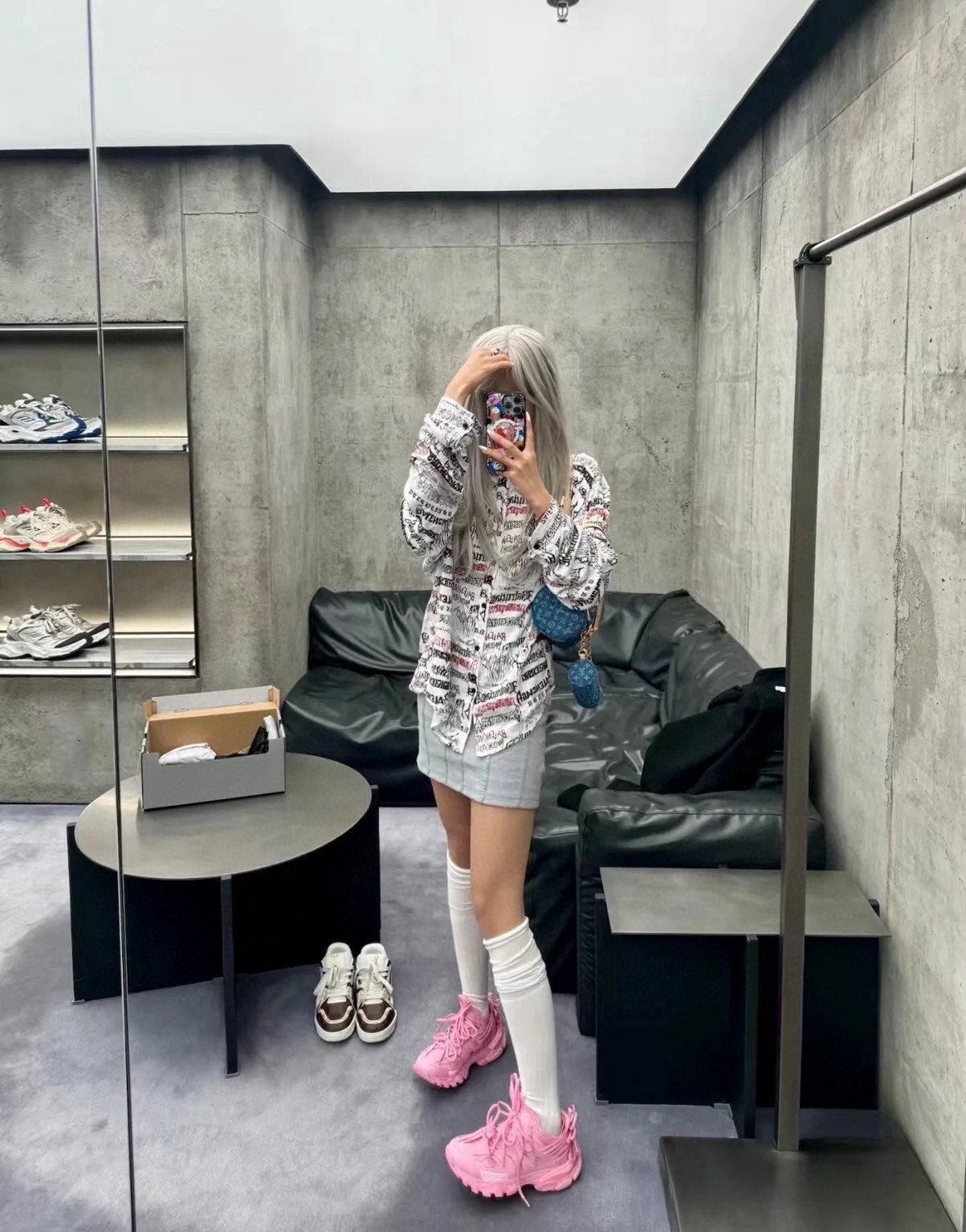 路易威登 Louis Vuitton 高定典藏名品高定成衣时装外套连衣裙衬衫T恤 #A1B854F2 2