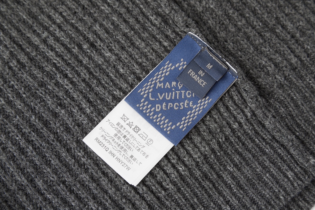 Louis Vuitton Men's Gray Cashmere Blend Shawl Collar Cardigan Sweater 9 i1730209426 1029 6