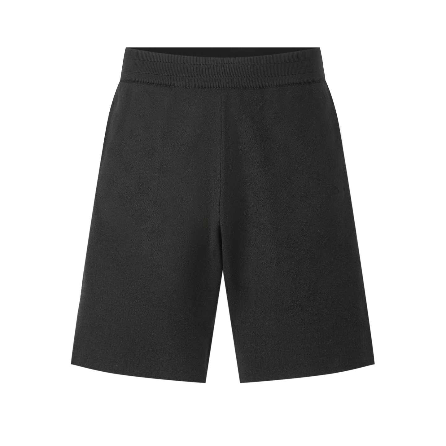 。LOUIS VUITTON 暗纹提花针织短裤
面料：采用40支双股定织面料，面料成份为85棉与15羊毛