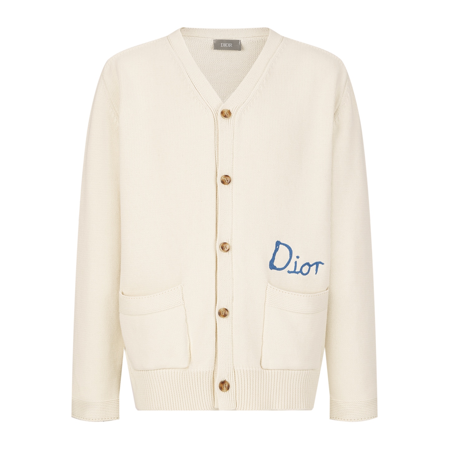 DIOR AND HYLTON NEL Cardigan en maille de coton mélangé avec broderie