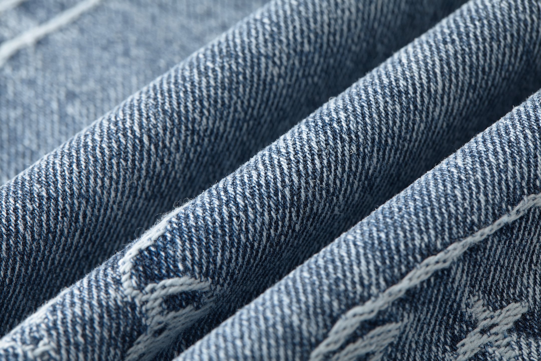 Louis Vuitton Cloud-Patterned Embroidered Denim Pants - Washed Blue, Wide Leg 6 i1754460704021 936 0 2