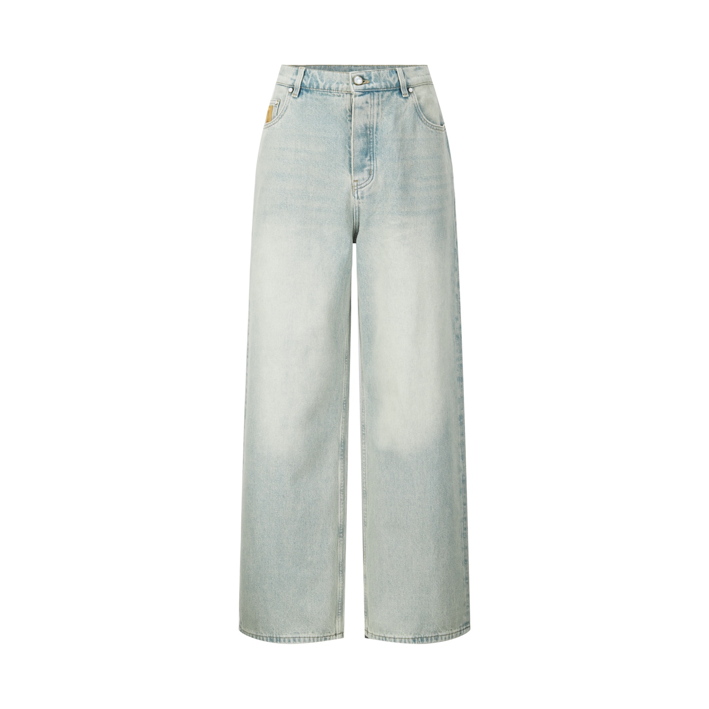 Louis Vuitton Wide Leg Denim Jeans Embroidered Patchwork Light Blue 2 i1754460742781 5204 0 0