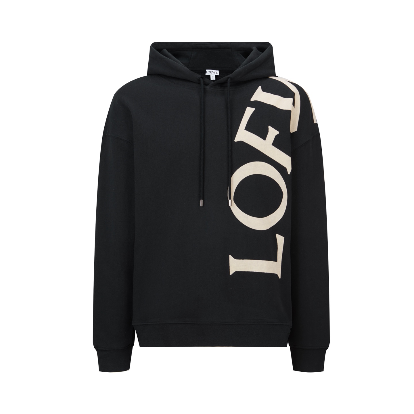 Loewe Oversized Fit Graphic Print Hoodie, Cotton Fleece Sweatshirt For Women 2 i1756297200222 3801 0 0