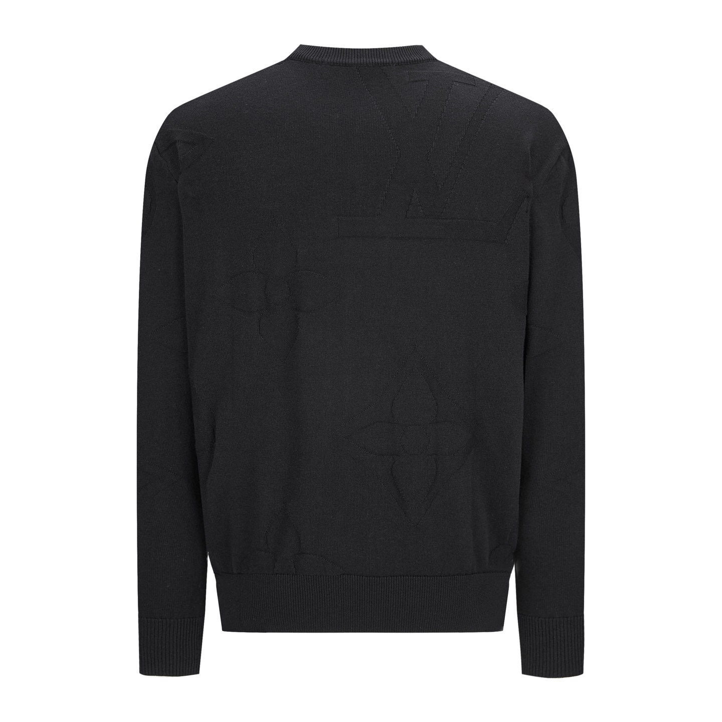 💰210【独家供应】
1v 25FW 暗纹黑花圆领毛衣（黑色）
原版12,300购入开发，面料采用60支100%精梳棉纱。进口14针局部提花，按原版1：1还原每一处标识，袖口对接对位。成水洗水-柔顺手感-固色-固定版型。本款棉质圆领衫为全幅Monogram Macro 图案渲染深邃色调，于柔软提花针织融入大号Monogram花卉和LV标识，可为各式造型注入考究气息。全幅 Monogram Macro 提花压纹效果针织罗纹衣领100%棉。
Size:S-M-L-XL