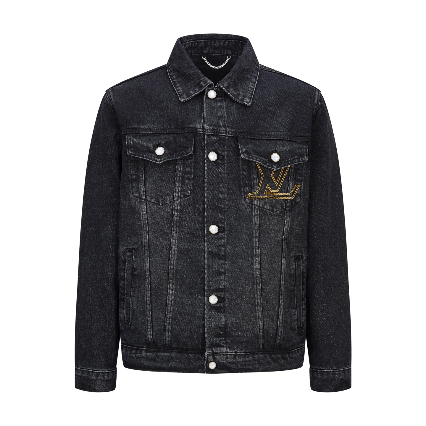 כובעת דנים חישוקית Louis Vuitton שחורה שחורה מושלמת