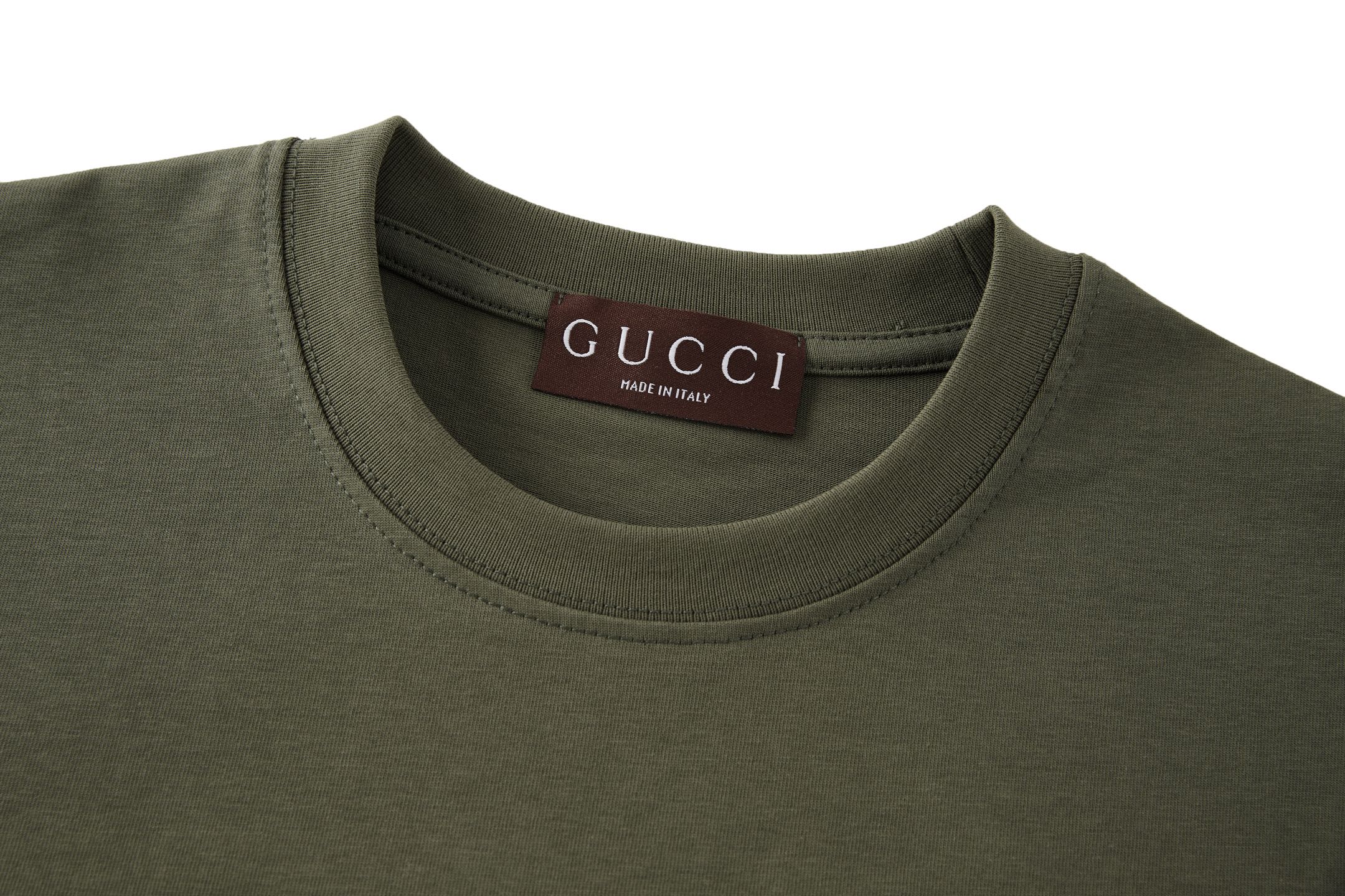 Gucci Gucci 刺绣标识短袖