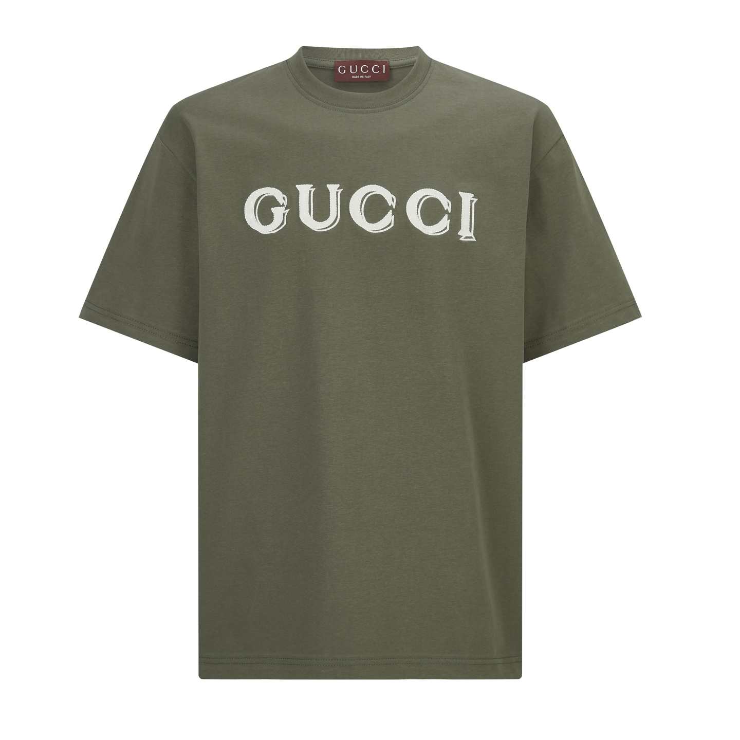 Gucci Gucci 刺绣标识短袖