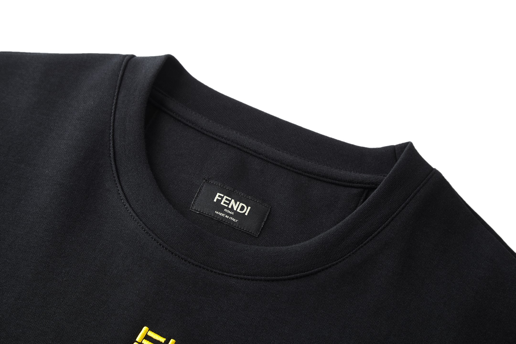 Fendi FENDI 双F刺绣标识短袖