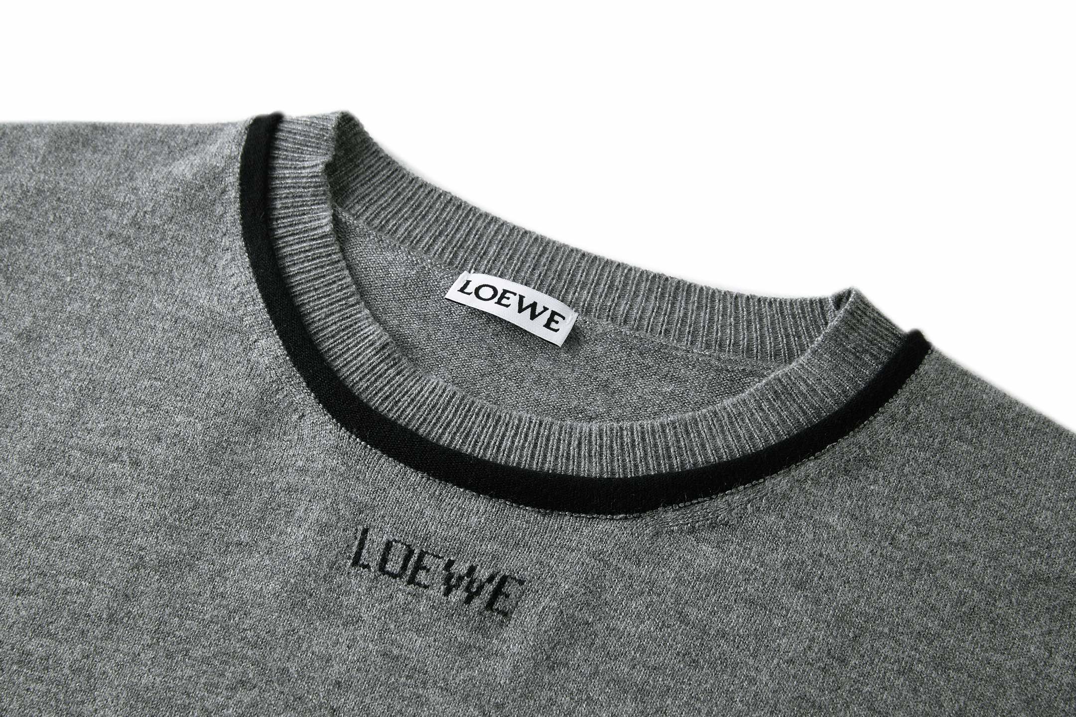 Loewe LOEWE 罗意威小标提花标识针织衫