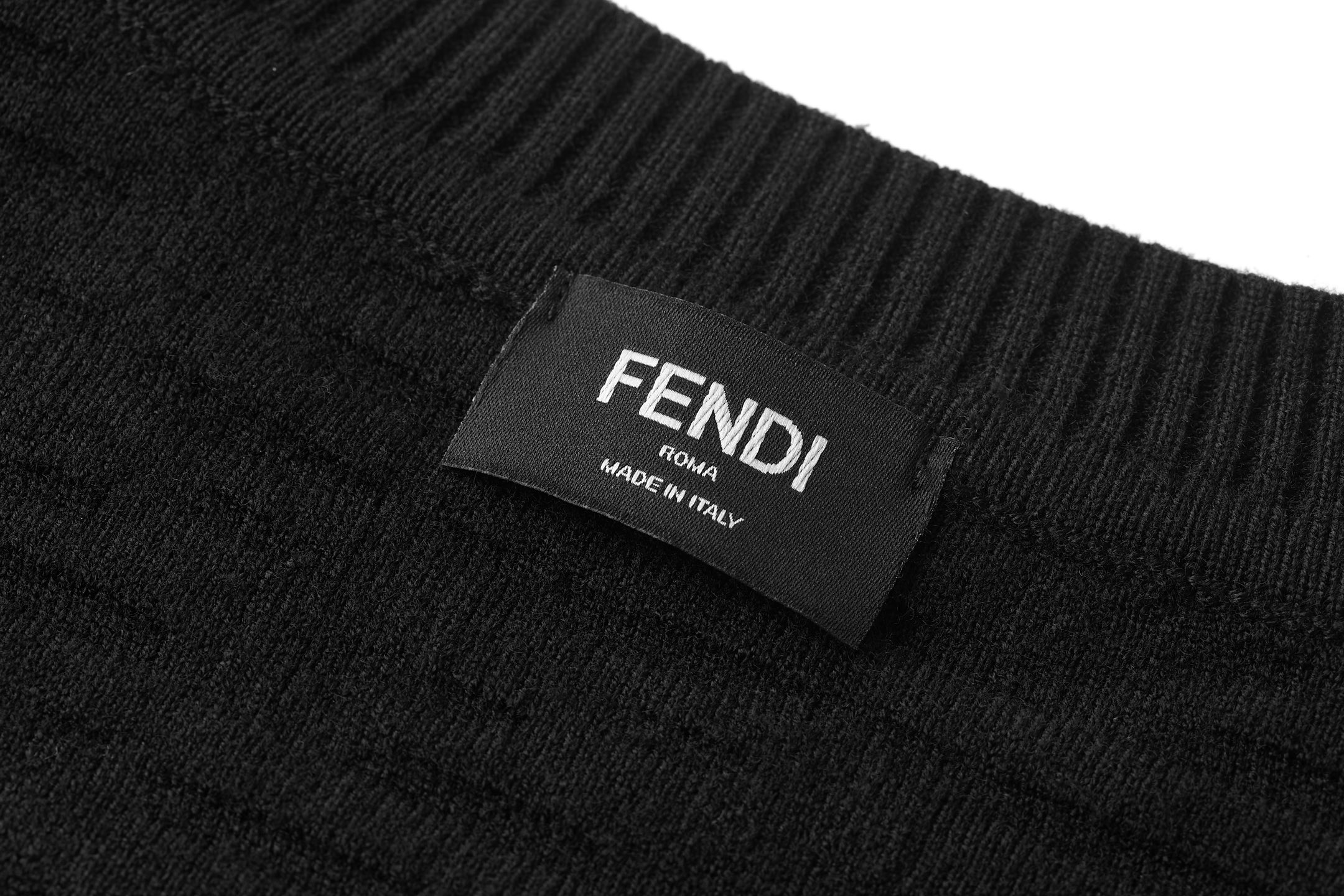 Fendi 双F提花标识针织衫