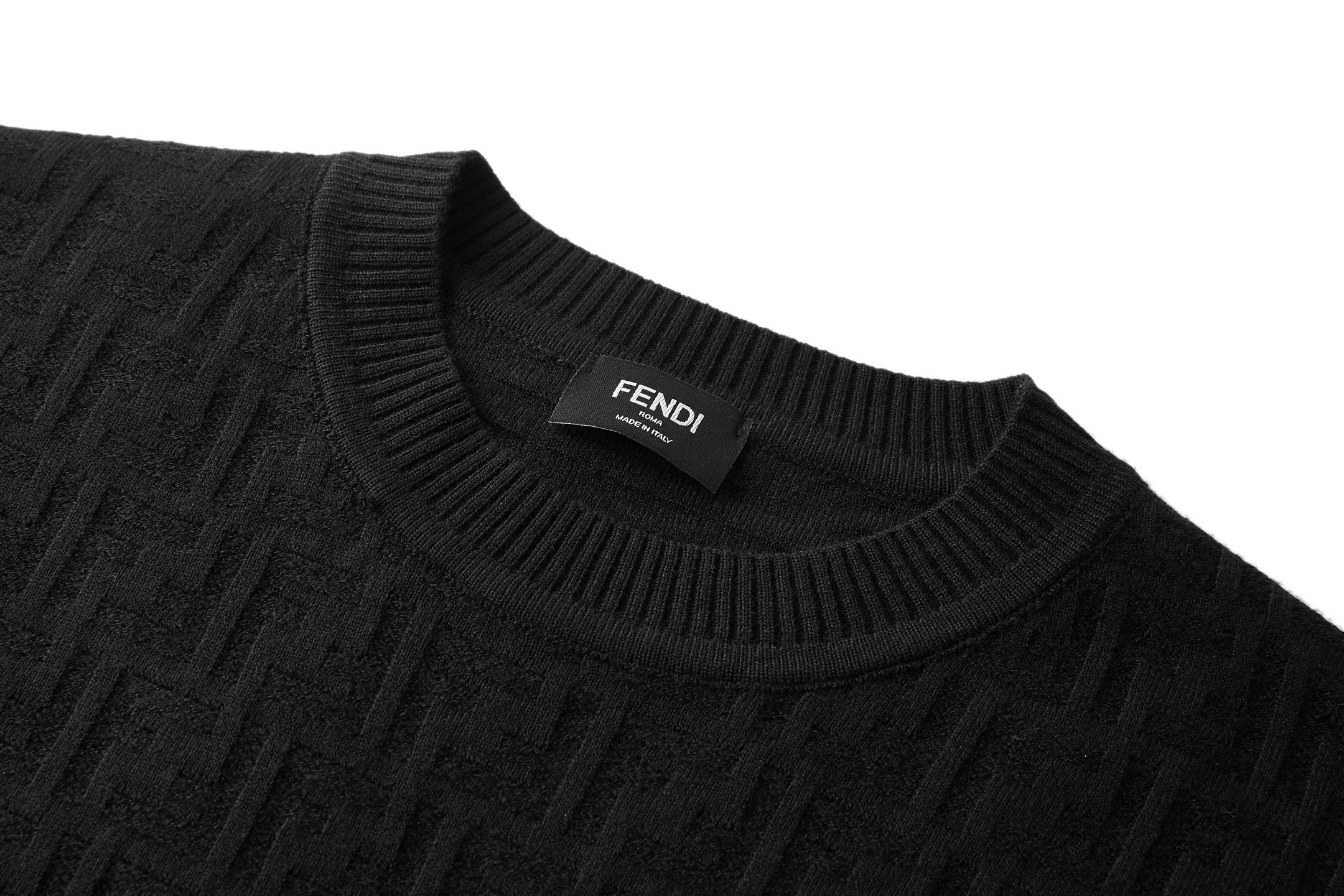 Fendi 双F提花标识针织衫