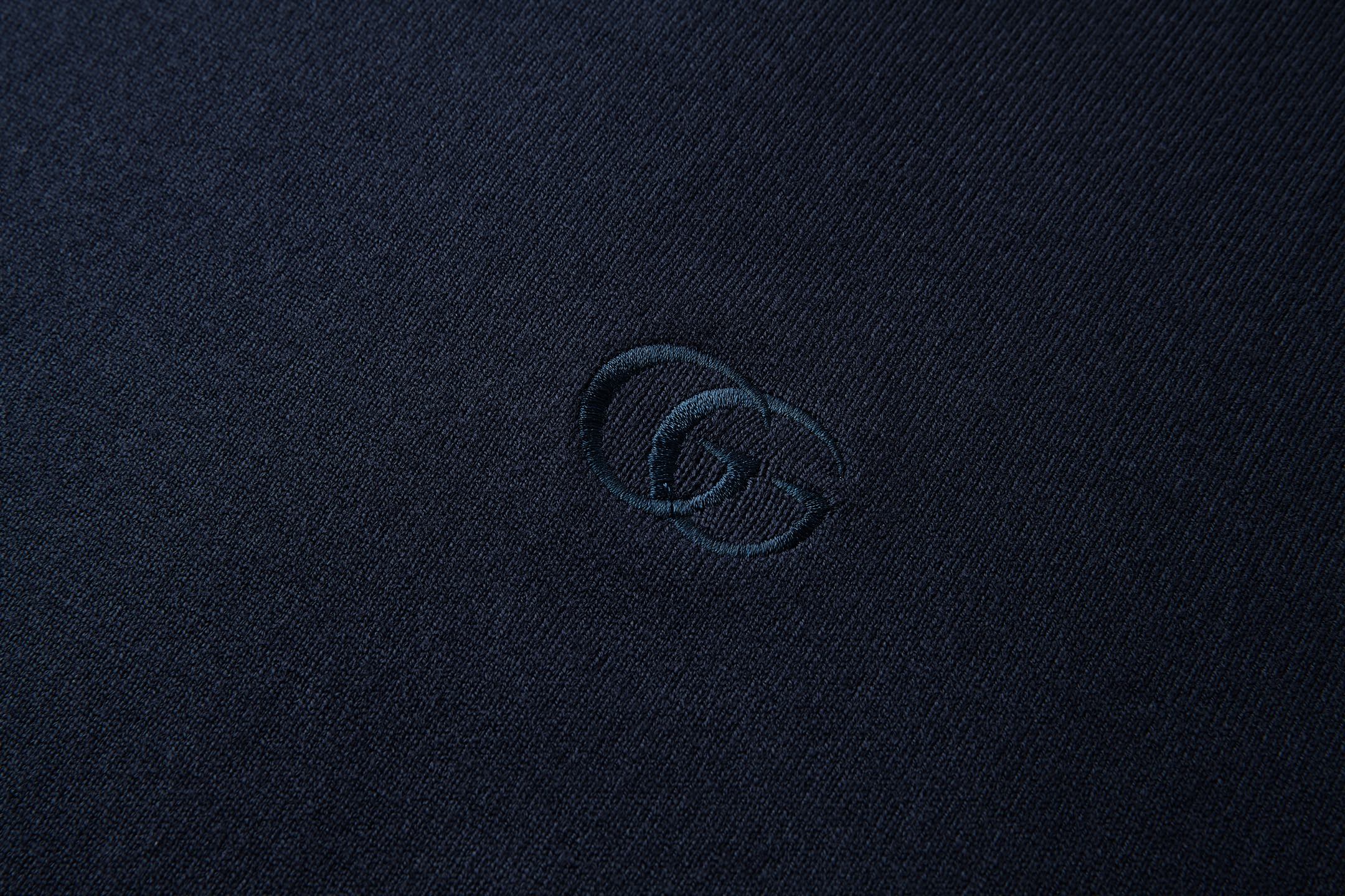 Gucci 双G刺绣标识针织衫
