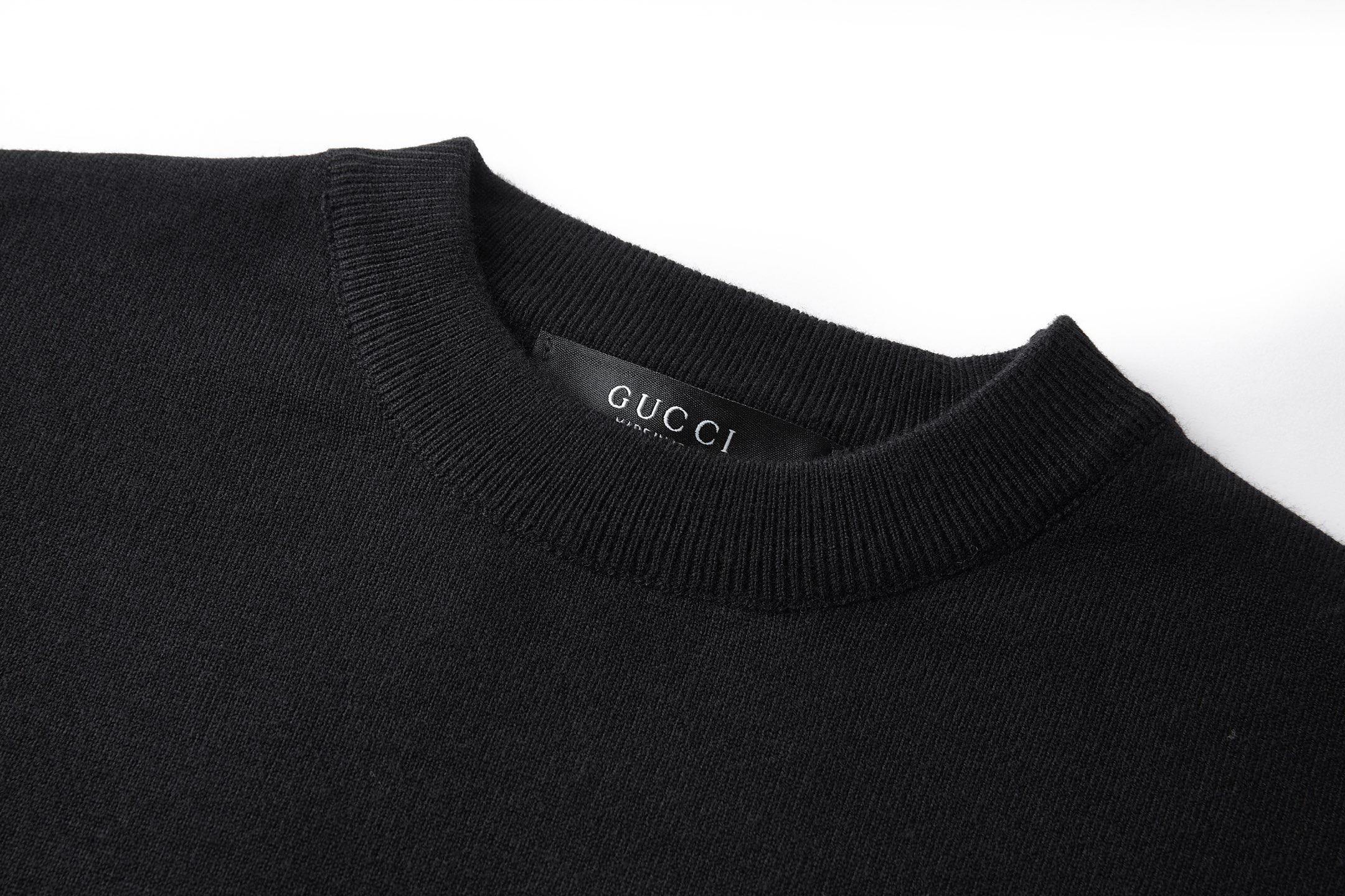 Gucci 双G刺绣标识针织衫