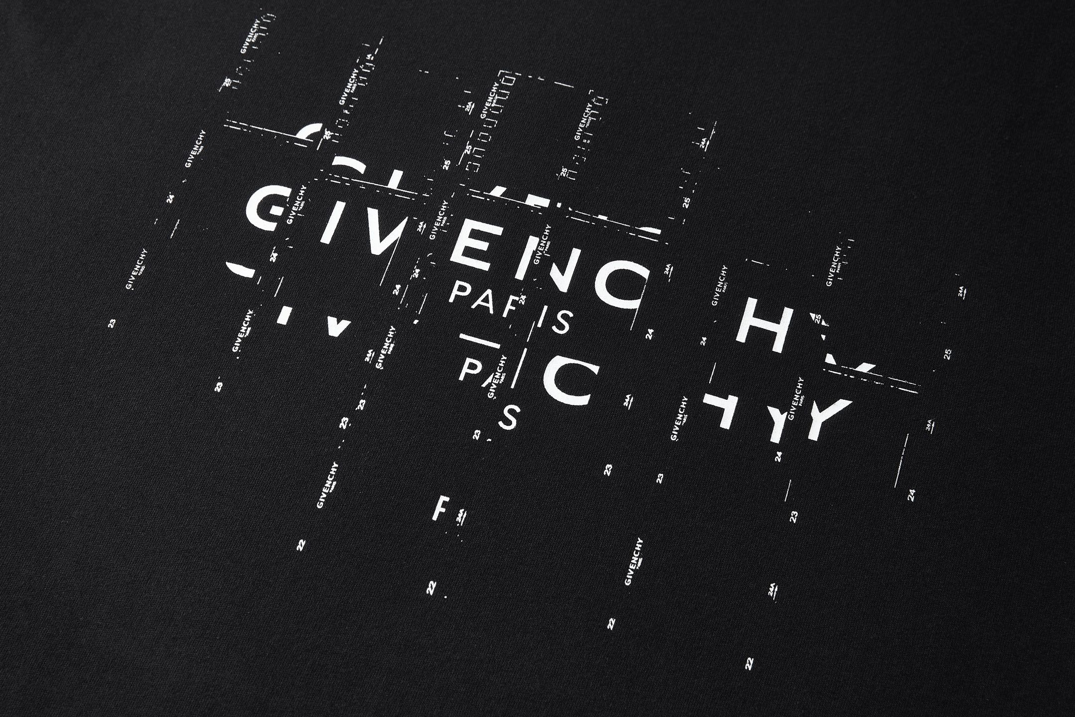 Givenchy 纪梵希断层印花标识短袖