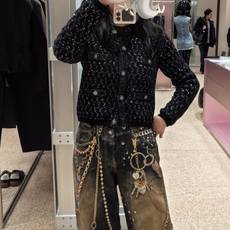 ACNE STUDIOS 印花泥染做旧牛仔裤面料:采用12盎10*7斜纹牛仔纯绵布。工艺:印花采用3D直 ACNE STUDIOS 印花泥染做旧牛仔裤面料:采用12盎10*7斜纹牛仔纯绵布。工艺:印花采用3D直