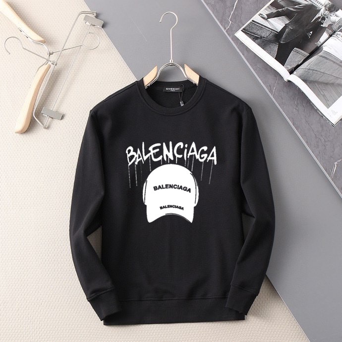 Balenciaga 品牌: 巴黎世家 (胖子福音) 2026ss早春最新款长袖圆领卫衣