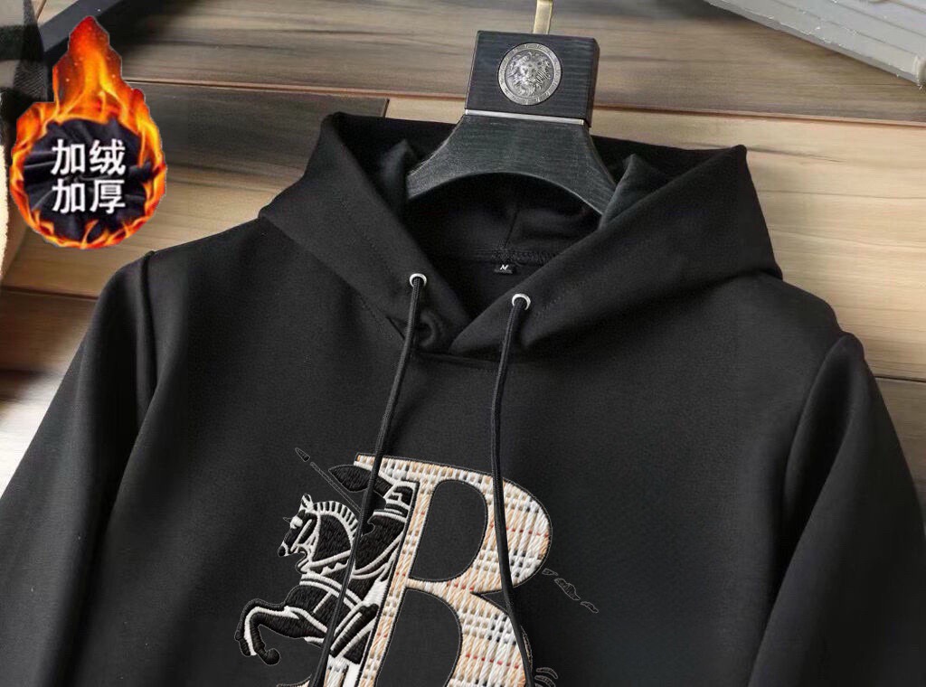 Burberry 品牌 :巴宝莉 (加绒加厚) 2026春款新品 明星最爱时装味休闲套装