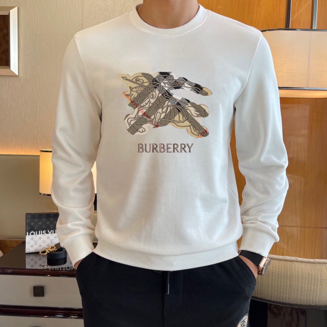 Burberry 品牌: 巴宝莉 (胖子福音) 2026ss早春最新款长袖圆领卫衣